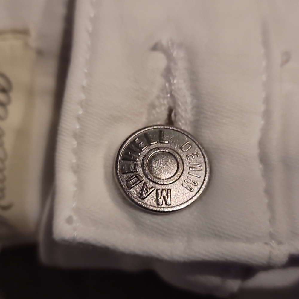 Madewell Stone Pipe Crisp White Jeans - Picture 3 of 6